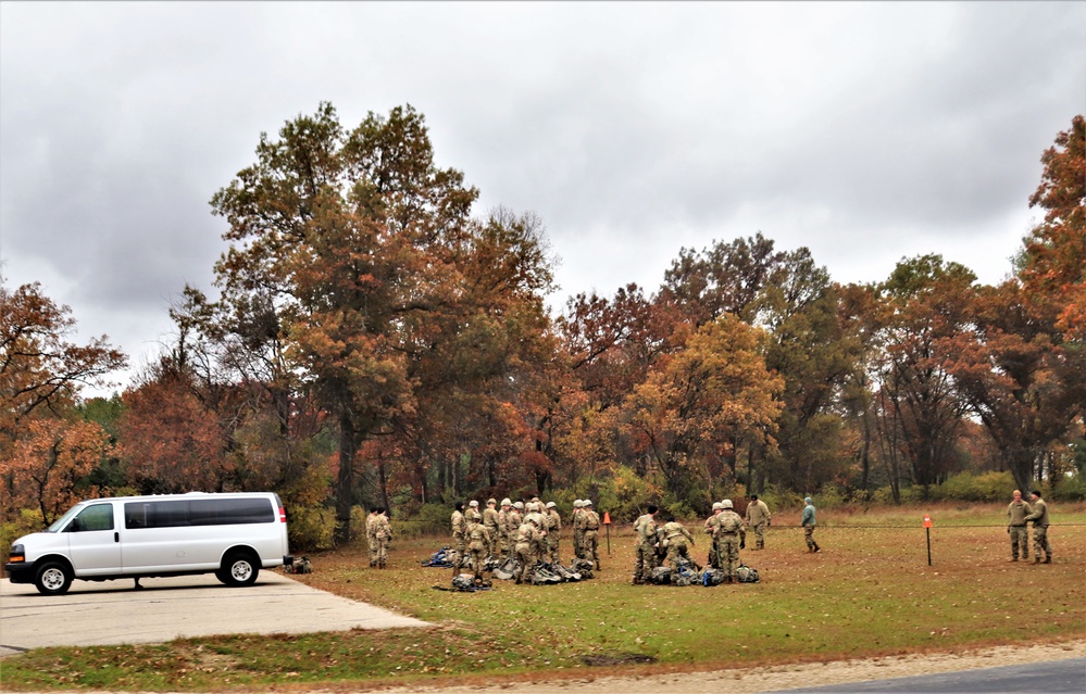 Army ROTC cadets train at Fort McCoy