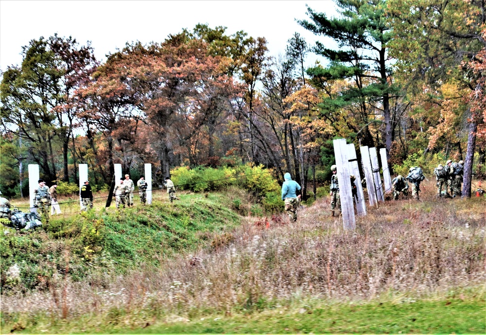 Army ROTC cadets train at Fort McCoy