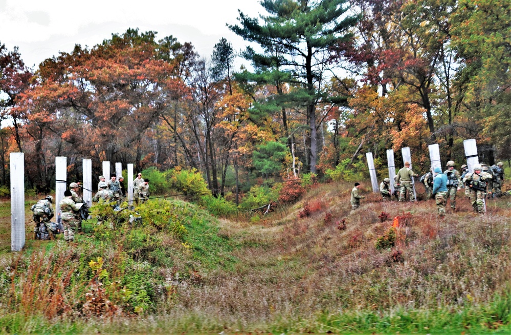 Army ROTC cadets train at Fort McCoy