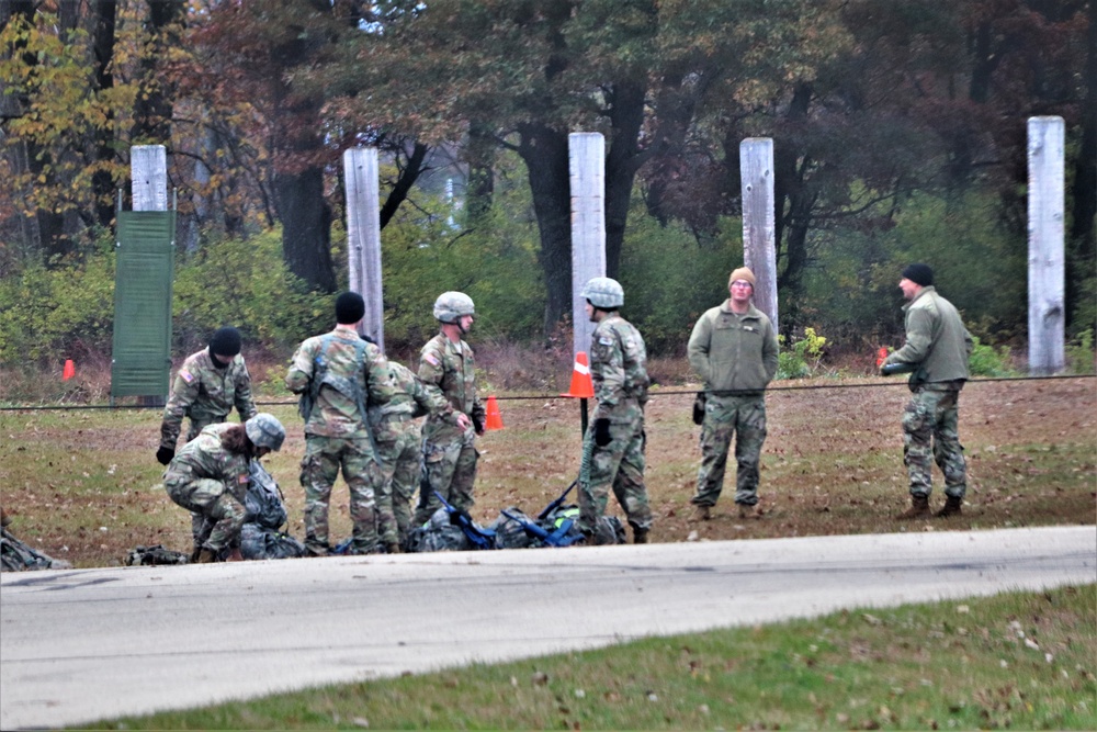 Army ROTC cadets train at Fort McCoy