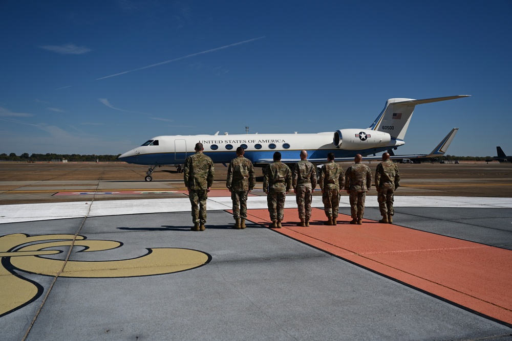 Secretary of the Air Force, Frank Kendall, visits Barksdale Air Force Base