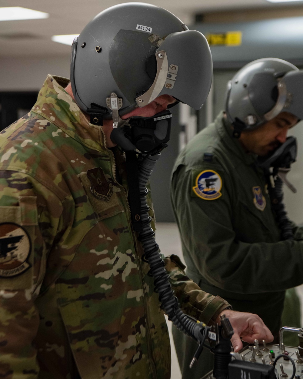 On the Flightline at Night