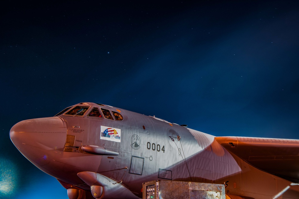 On the Flightline at Night