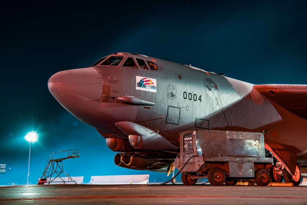 On the Flightline at Night