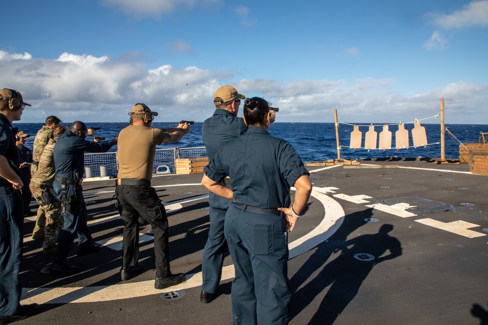 USS Hopper (DDG 70) participates in JPMRC 23-01