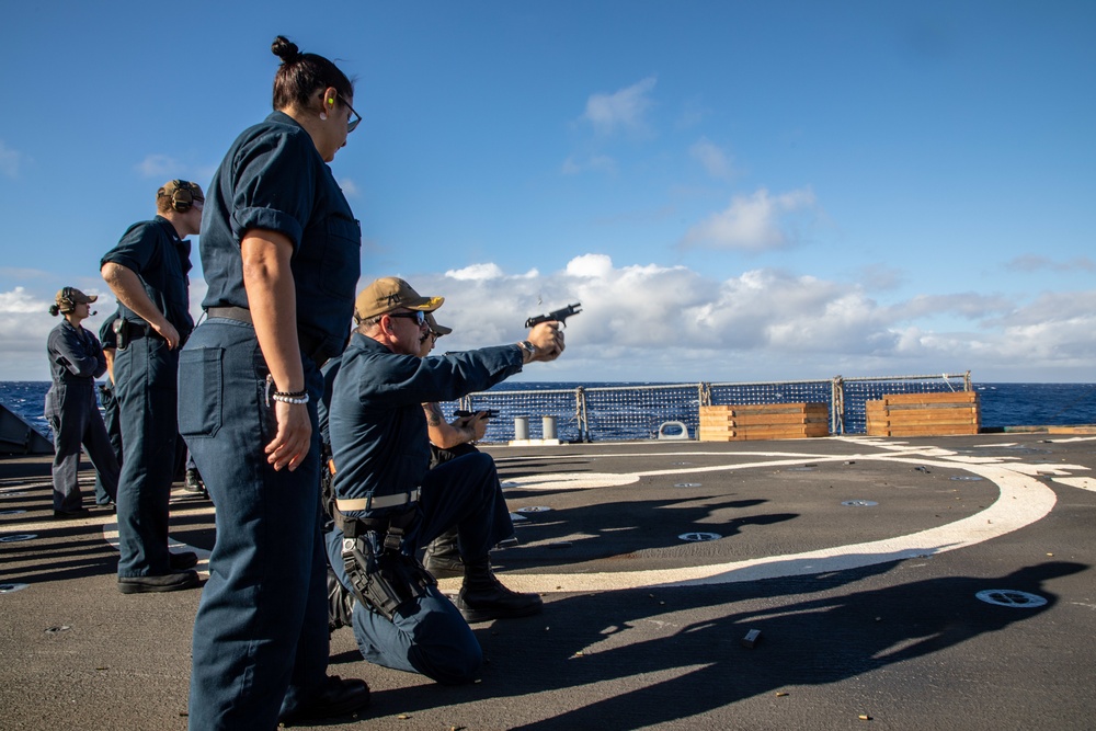 USS Hopper (DDG 70) participates in JPMRC 23-01