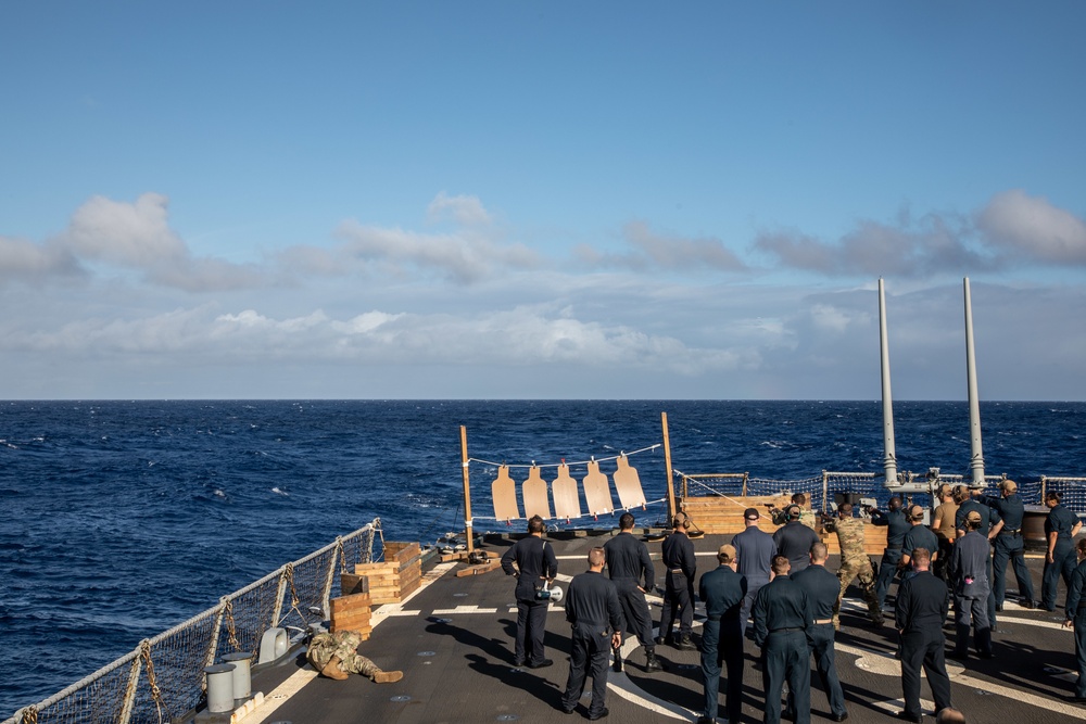 USS Hopper (DDG 70) participates in JPMRC 23-01