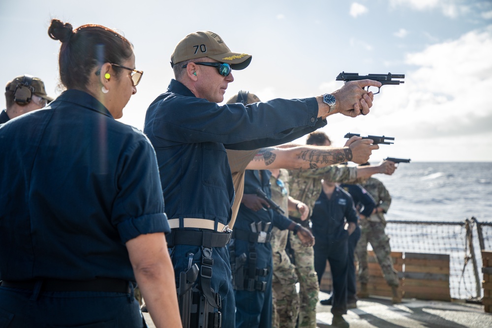 USS Hopper (DDG 70) participates in JPMRC 23-01