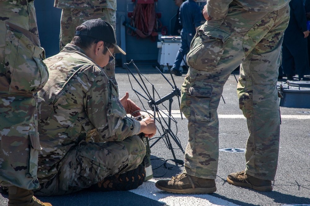 USS Hopper (DDG 70) participates in JPMRC 23-01