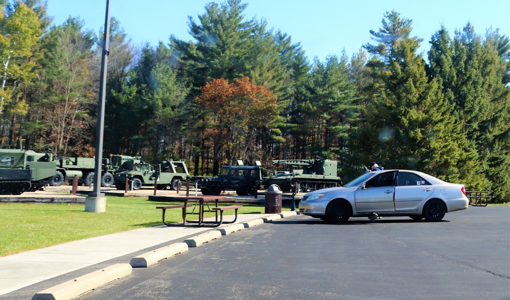 2022 Fall Colors at Fort McCoy's Equipment Park