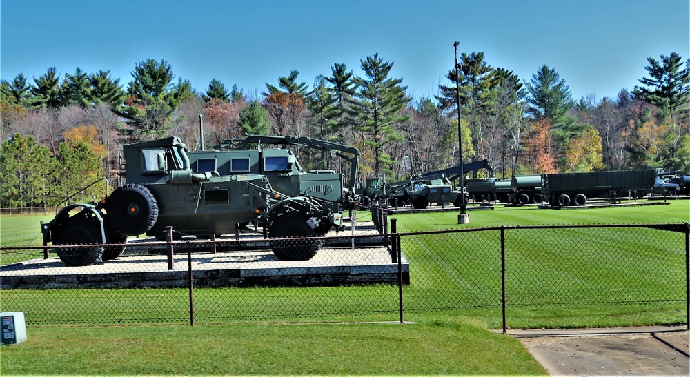 2022 Fall Colors at Fort McCoy's Equipment Park