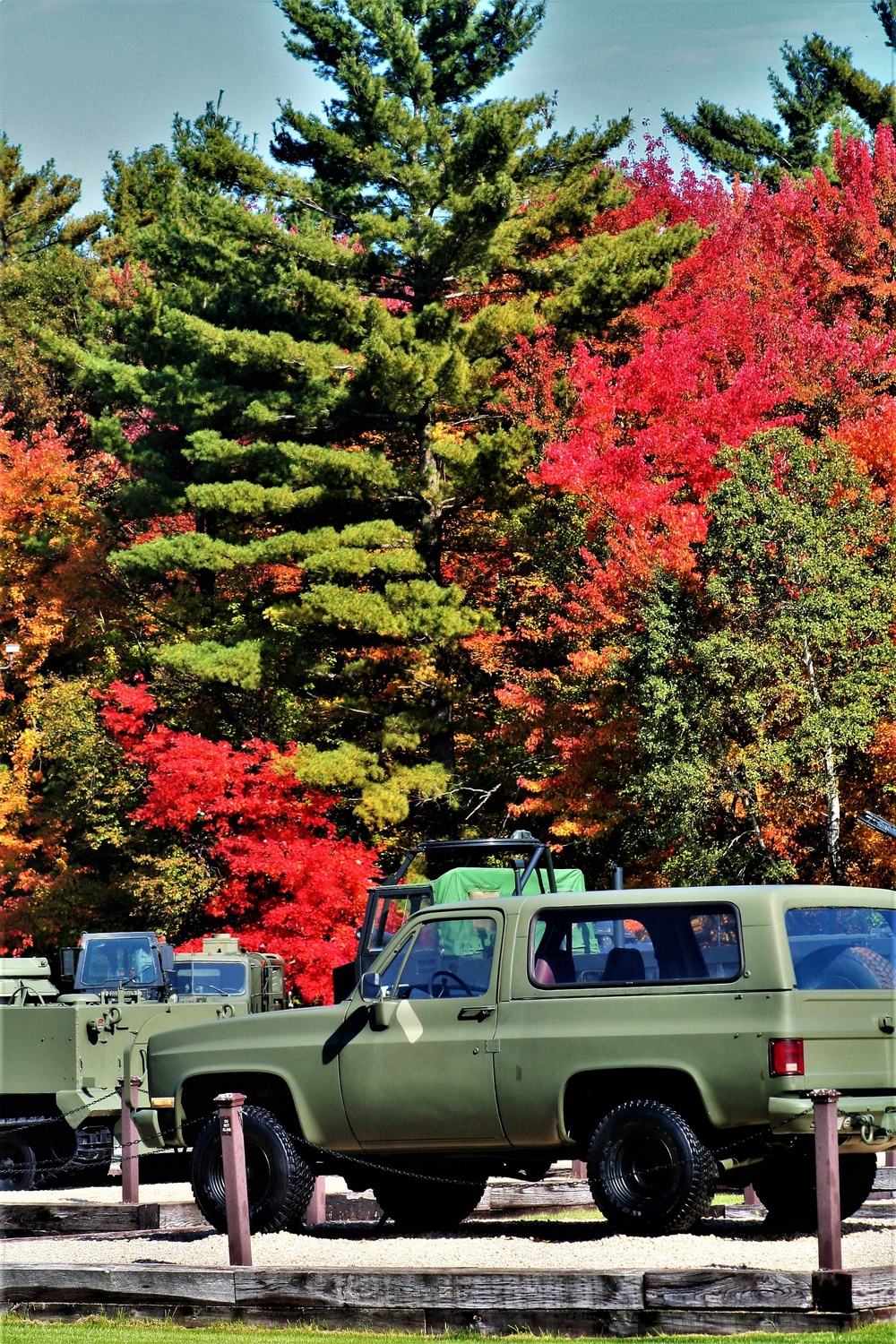 2022 Fall Colors at Fort McCoy's Equipment Park