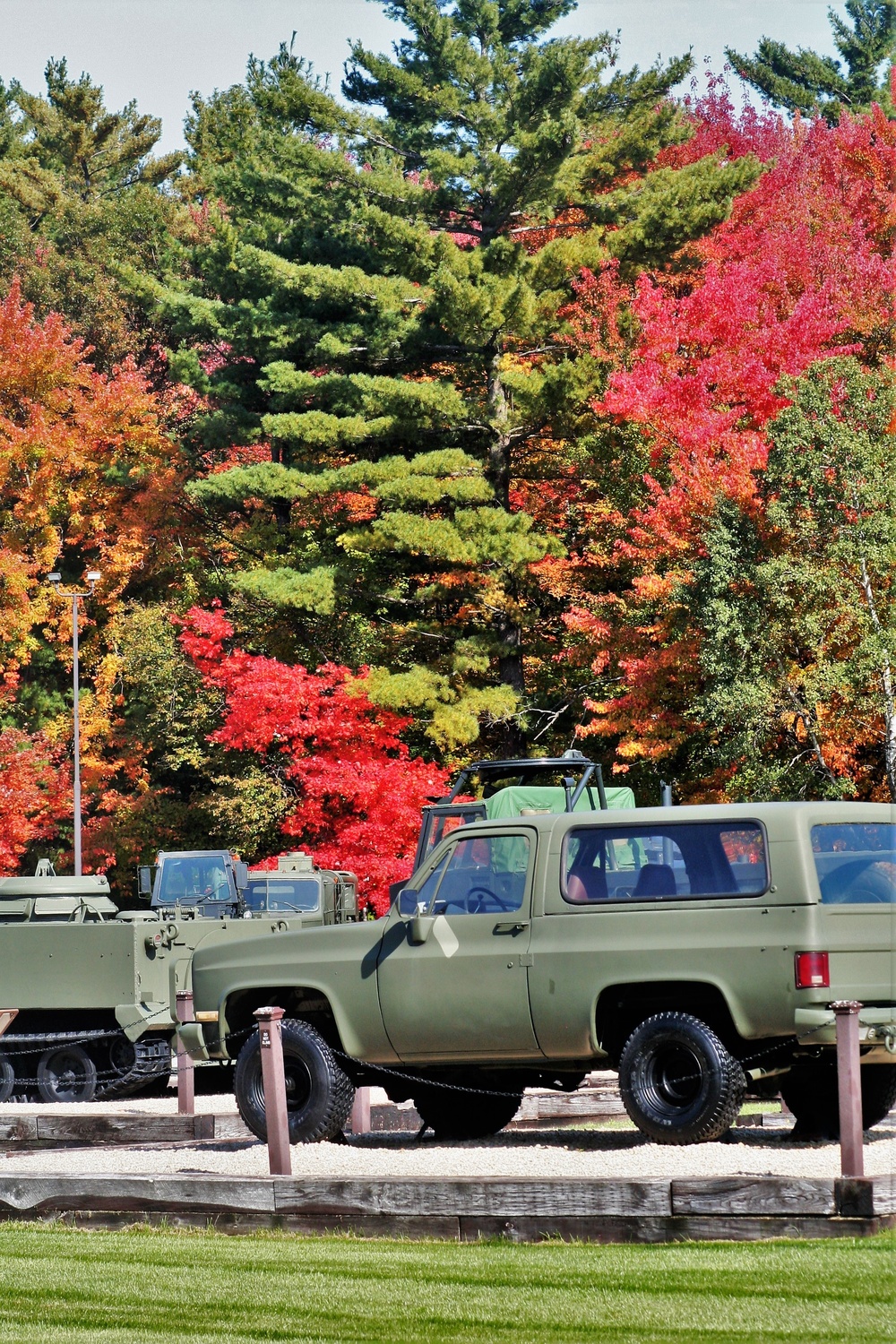 2022 Fall Colors at Fort McCoy's Equipment Park