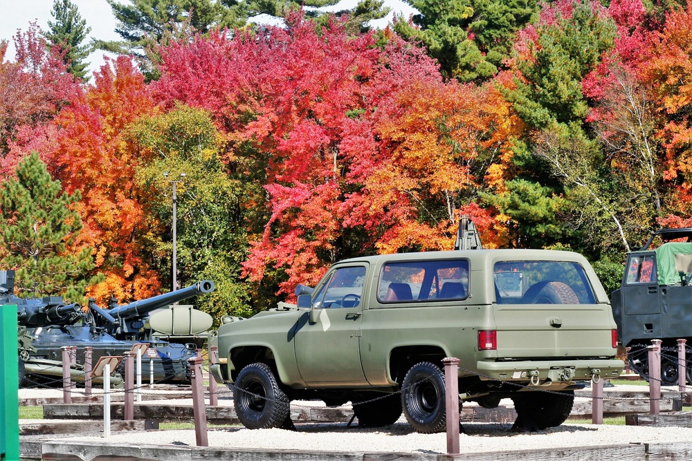 2022 Fall Colors at Fort McCoy's Equipment Park