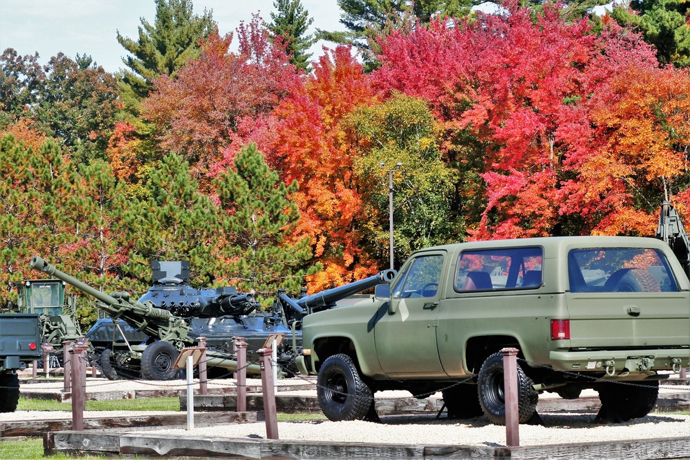 2022 Fall Colors at Fort McCoy's Equipment Park