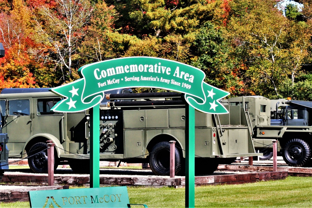 2022 Fall Colors at Fort McCoy's Equipment Park