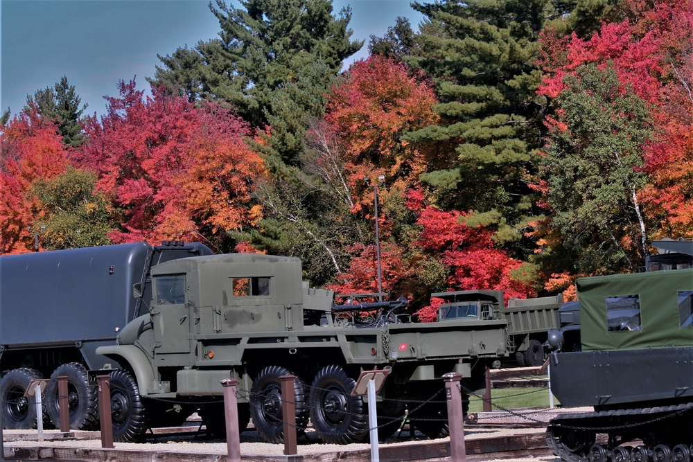 2022 Fall Colors at Fort McCoy's Equipment Park