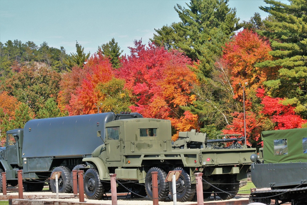 2022 Fall Colors at Fort McCoy's Equipment Park