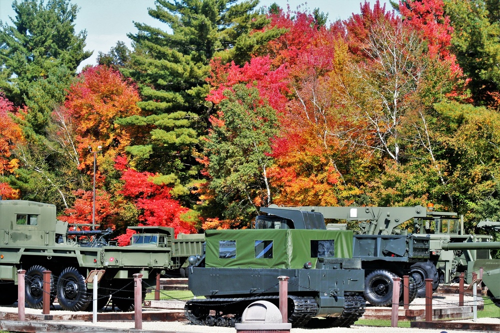 2022 Fall Colors at Fort McCoy's Equipment Park