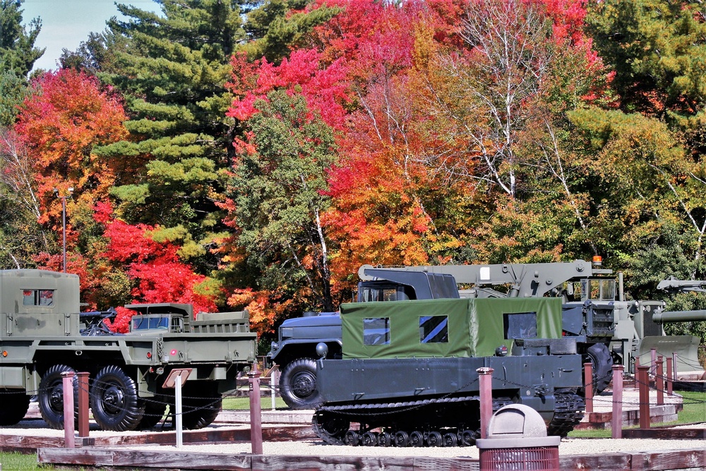 2022 Fall Colors at Fort McCoy's Equipment Park