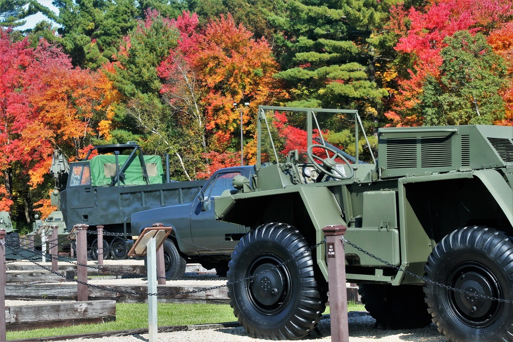 2022 Fall Colors at Fort McCoy's Equipment Park