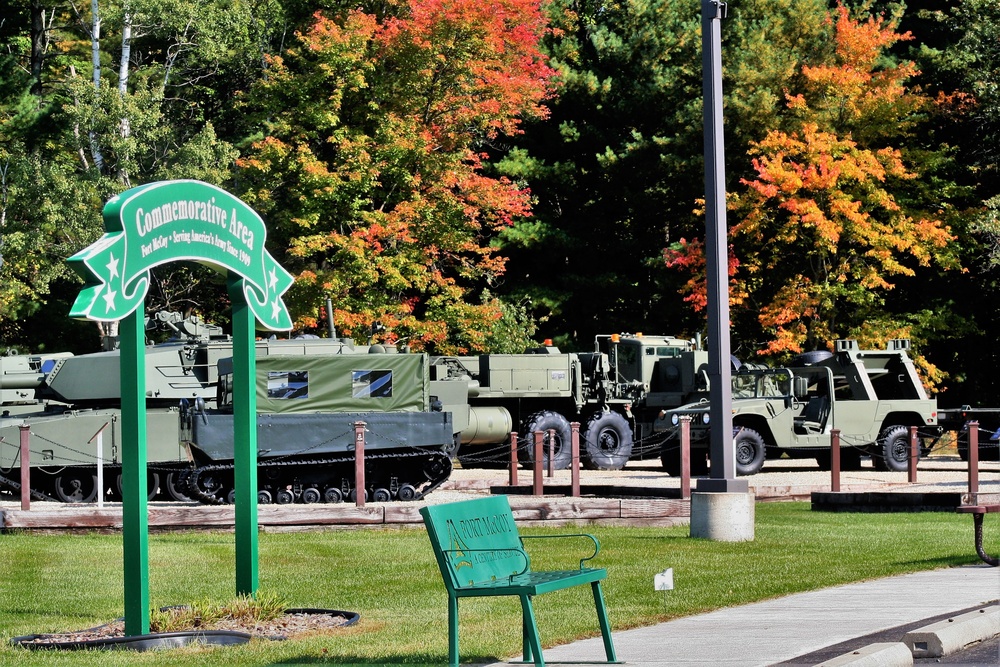 2022 Fall Colors at Fort McCoy's Equipment Park