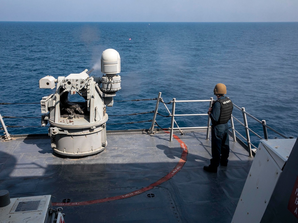 USS Delbert D. Black Conducts Live Fire Exercise