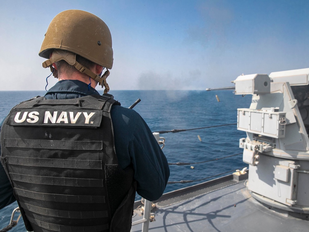 USS Delbert D. Black Conducts Live Fire Exercise