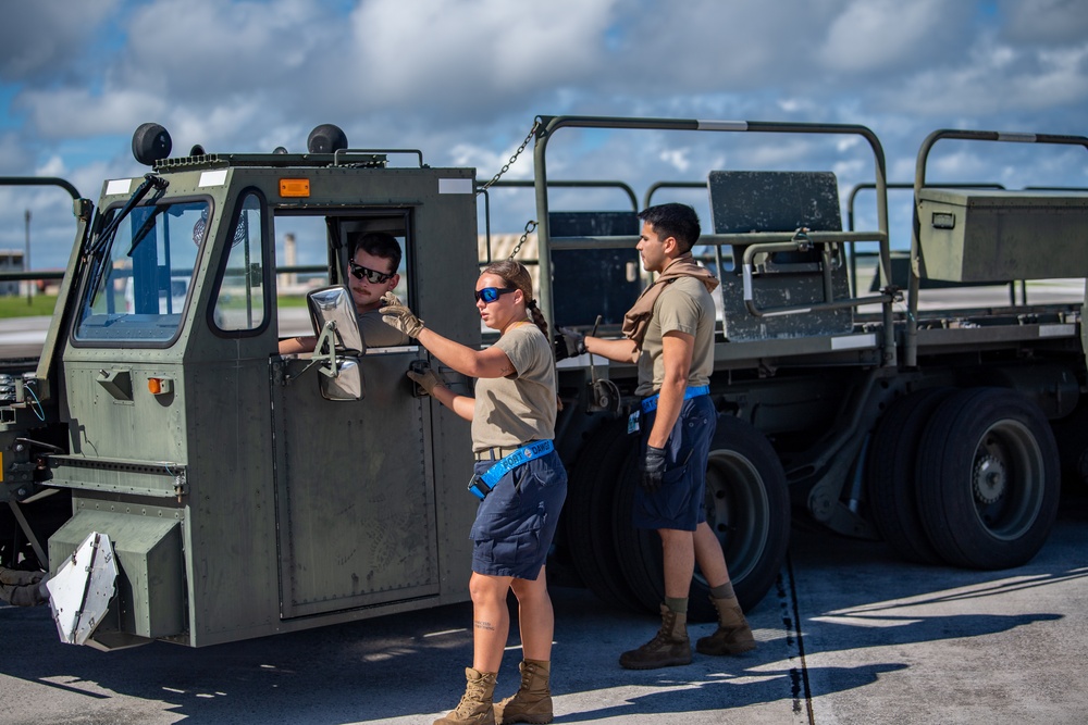 Moody cargo arrives at Anderson Air Force Base, Guam