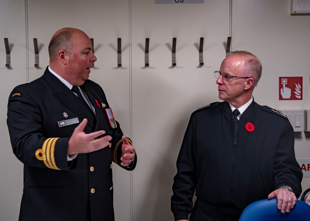 HMCS Max Bernays tour