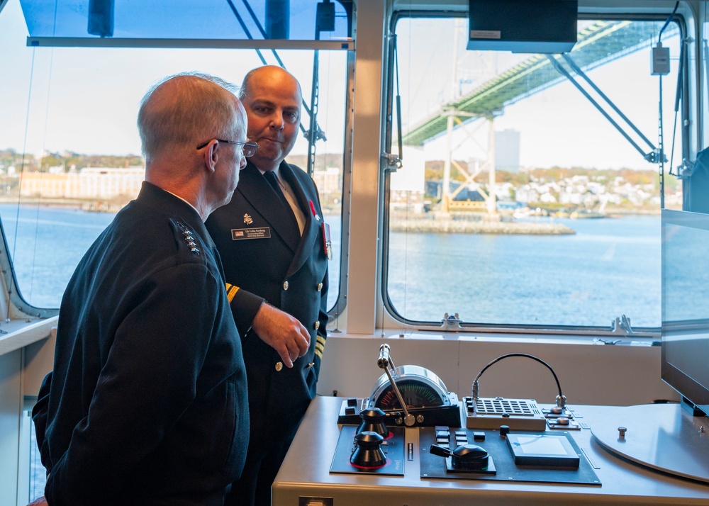 HMCS Max Bernays tour