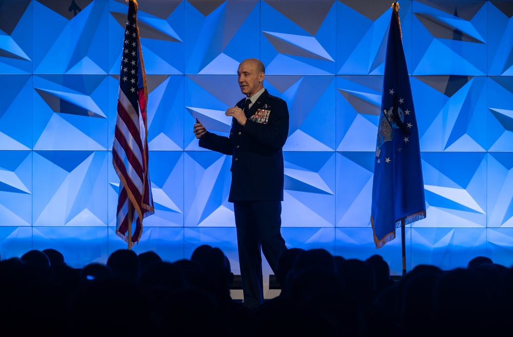 Air Force Vice Chief of Staff Gen. David W. Allvin delivers keynote at Airlift/Tanker Symposium