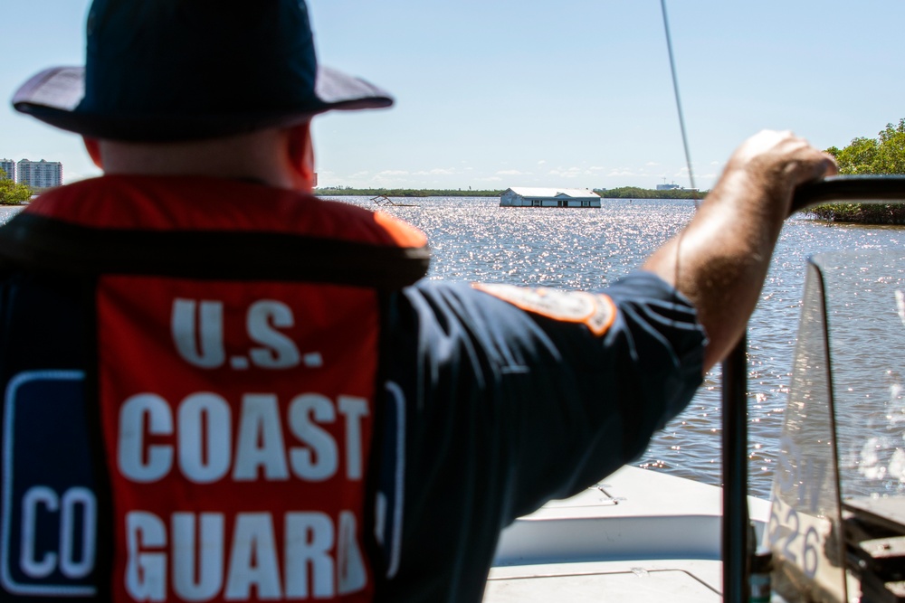 USCG, Partners Assess Potential Pollution Threats After Hurricane Ian