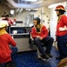 Coast Guard Cutter Hamilton conducts general quarters training while underway in the Atlantic Ocean