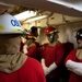 Coast Guard Cutter Hamilton conducts general quarters training while underway in the Atlantic Ocean