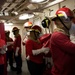 Coast Guard Cutter Hamilton conducts general quarters training while underway in the Atlantic Ocean