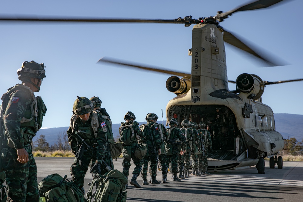 JPMRC 23-01 Royal Thai Armed Forces land at PTA