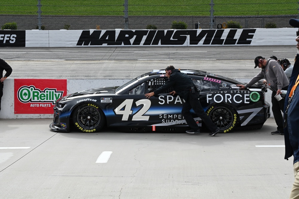 NASCAR debut of Space Force car