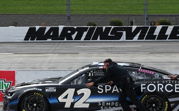 NASCAR debut of Space Force car