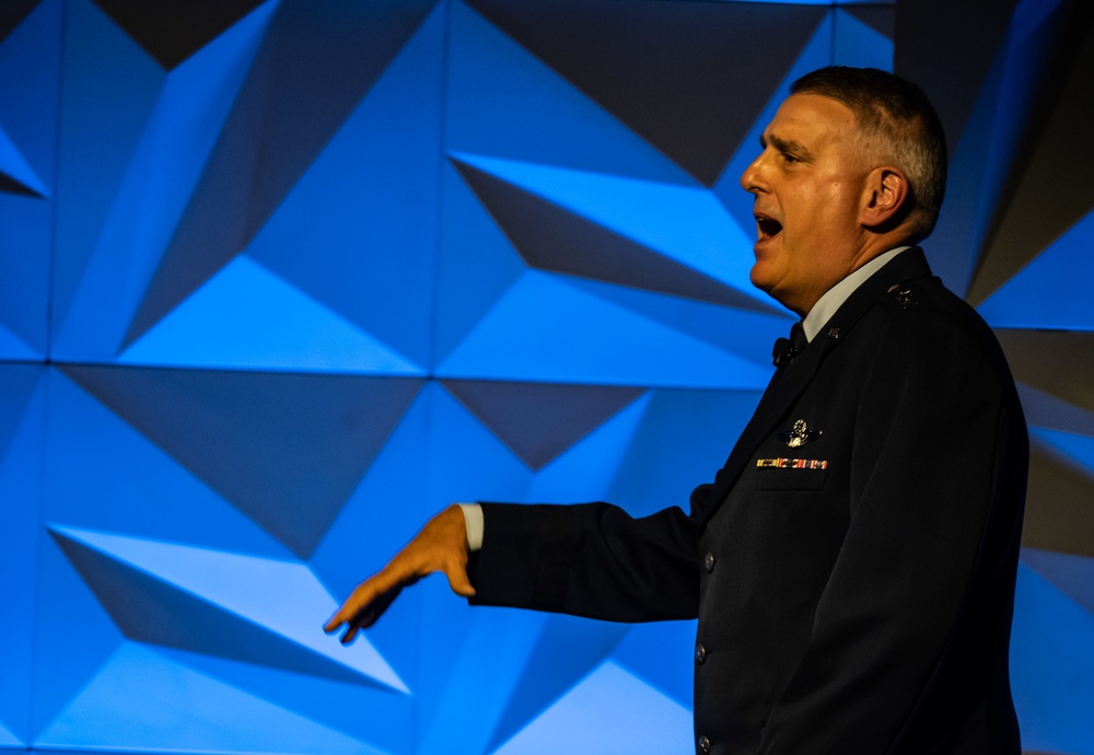 Air Mobility Command Gen. Mike Minihan delivers Airlift/Tanker Symposium keynote