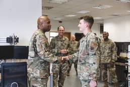 New Faces of the Air Force Cyber Leadership, Sixteenth Air Force (Air Force’s Cyber) Leadership Visits 691st Cyberspace Operations Squadron