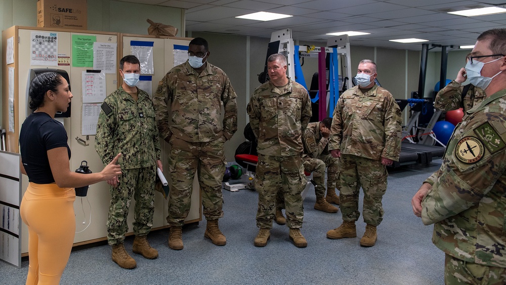 Arkansas Air National Guard Tours USNS Comfort