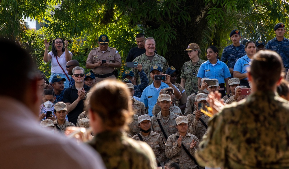 U.S. FLEET FORCES BAND PERFORMS IN GUATEMALA