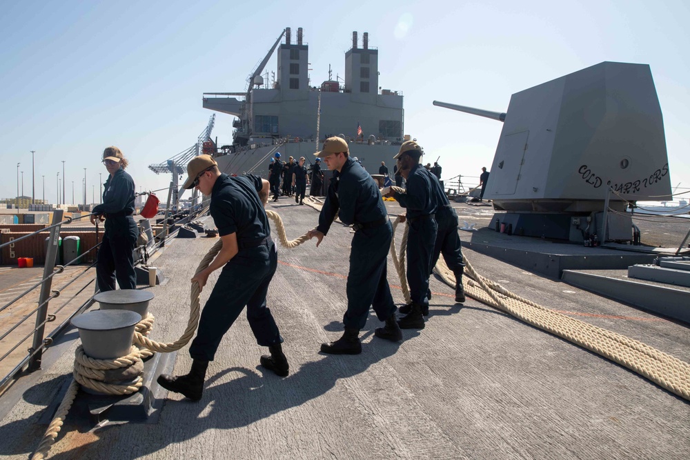 USS Nitze Daily Operations