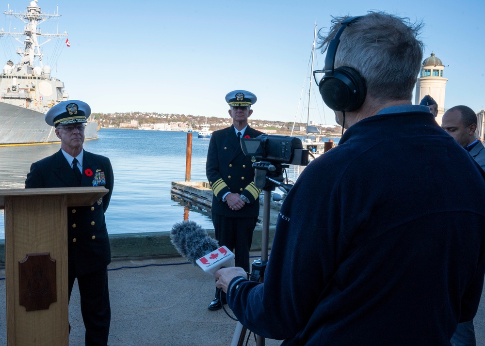 GRF press conference and reception