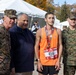 Secretary of the Navy visits the 47th Marine Corps Marathon