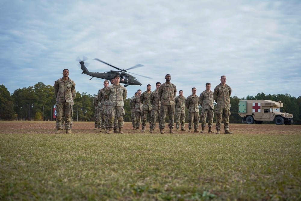 EFMB Competitors Become Badge Holders After Pinning Ceremony