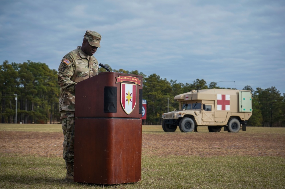 EFMB Competitors Become Badge Holders After Pinning Ceremony