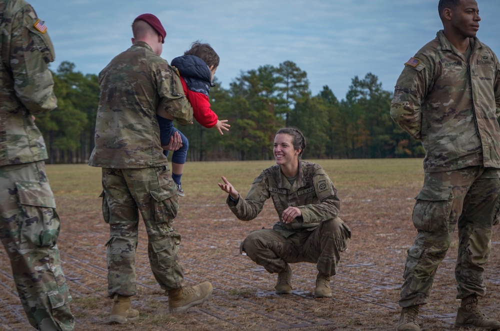 EFMB Competitors Become Badge Holders After Pinning Ceremony