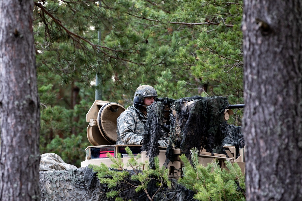 1-66 AR Tanks Roll Through Iron Wolf